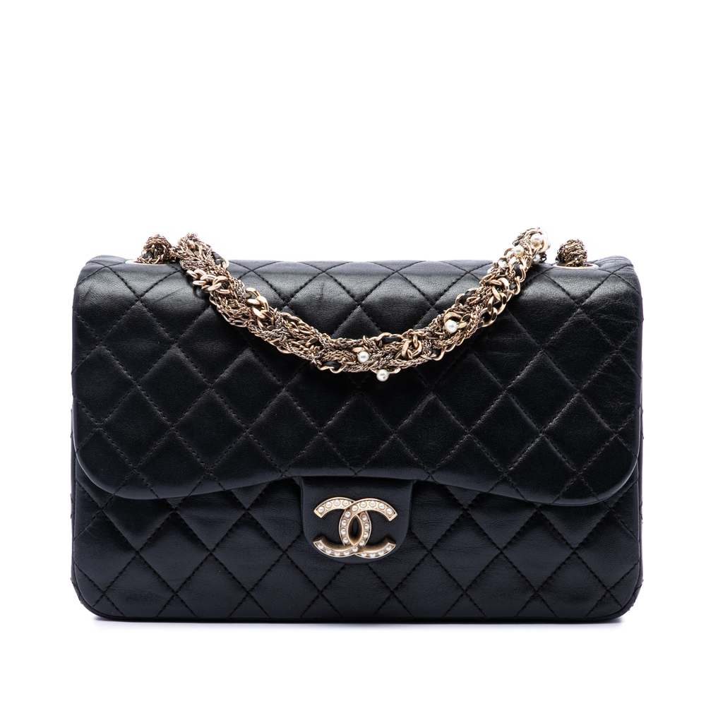 Pre-Loved Chanel Medium Quilted Lambskin Westminster Pearl Flap